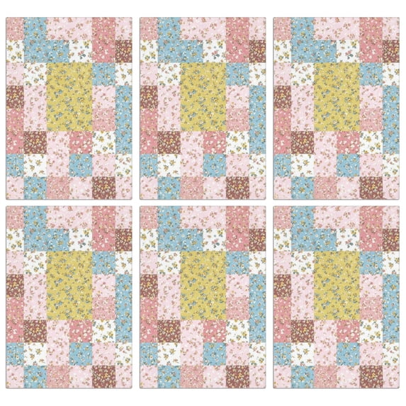 2 Pcs Pioneer Flower Floral Print Pattern Kitchen Towels, Funny Microfiber Dish Towel Set, 18" X 26" Tea Towels