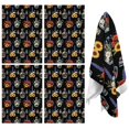thumbnail image 1 of 2 Pcs Pioneer Flower Floral Print Pattern Kitchen Towels, Funny Microfiber Dish Towel Set, 18" X 26" Tea Towels, 1 of 6