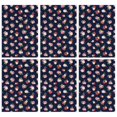 thumbnail image 1 of 2 Pcs Pioneer Flower Floral Print Pattern Kitchen Towels, Funny Microfiber Dish Towel Set, 18" X 26" Tea Towels, 1 of 6
