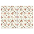 thumbnail image 1 of 2 Pcs Pioneer Flower Floral Print Pattern Kitchen Towels, Funny Microfiber Dish Towel Set, 18" X 26" Tea Towels, 1 of 6