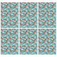 thumbnail image 1 of 2 Pcs Pioneer Flower Floral Print Pattern Kitchen Towels, Funny Microfiber Dish Towel Set, 18" X 26" Tea Towels, 1 of 6