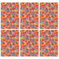 thumbnail image 1 of 2 Pcs Pioneer Flower Floral Print Pattern Kitchen Towels, Funny Microfiber Dish Towel Set, 18" X 26" Tea Towels, 1 of 6