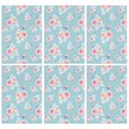 thumbnail image 1 of 2 Pcs Pioneer Flower Floral Print Pattern Kitchen Towels, Funny Microfiber Dish Towel Set, 18" X 26" Tea Towels, 1 of 6