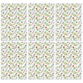 thumbnail image 1 of 2 Pcs Pioneer Flower Floral Print Pattern Kitchen Towels, Funny Microfiber Dish Towel Set, 18" X 26" Tea Towels, 1 of 6