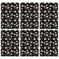 thumbnail image 1 of 2 Pcs Pioneer Flower Floral Print Pattern Kitchen Towels, Funny Microfiber Dish Towel Set, 18" X 26" Tea Towels, 1 of 6