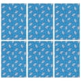 thumbnail image 1 of 2 Pcs Pioneer Flower Floral Print Pattern Kitchen Towels, Funny Microfiber Dish Towel Set, 18" X 26" Tea Towels, 1 of 6