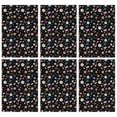 thumbnail image 1 of 2 Pcs Pioneer Flower Floral Print Pattern Kitchen Towels, Funny Microfiber Dish Towel Set, 18" X 26" Tea Towels, 1 of 6