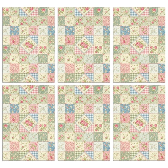 2 Pcs Pioneer Flower Floral Print Pattern Kitchen Towels, Funny Microfiber Dish Towel Set, 18" X 26" Tea Towels
