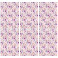 thumbnail image 1 of 2 Pcs Pioneer Flower Floral Print Pattern Kitchen Towels, Funny Microfiber Dish Towel Set, 18" X 26" Tea Towels, 1 of 6