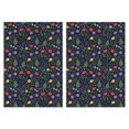 thumbnail image 1 of 2 Pcs Pioneer Flower Floral Print Pattern Kitchen Towels, Funny Microfiber Dish Towel Set, 18" X 26" Tea Towels, 1 of 6
