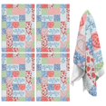 thumbnail image 1 of 2 Pcs Pioneer Flower Floral Print Pattern Kitchen Towels, Funny Microfiber Dish Towel Set, 18" X 26" Tea Towels, 1 of 6