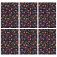 thumbnail image 1 of 2 Pcs Pioneer Flower Floral Print Pattern Kitchen Towels, Funny Microfiber Dish Towel Set, 18" X 26" Tea Towels, 1 of 6