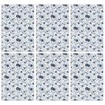 thumbnail image 1 of 2 Pcs Pioneer Flower Floral Print Pattern Kitchen Towels, Funny Microfiber Dish Towel Set, 18" X 26" Tea Towels, 1 of 6