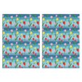 thumbnail image 1 of 2 Pcs Pioneer Flower Floral Print Pattern Kitchen Towels, Funny Microfiber Dish Towel Set, 18" X 26" Tea Towels, 1 of 6