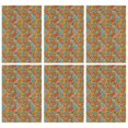 thumbnail image 1 of 2 Pcs Pioneer Flower Floral Print Pattern Kitchen Towels, Funny Microfiber Dish Towel Set, 18" X 26" Tea Towels, 1 of 6