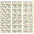 thumbnail image 1 of 2 Pcs Pioneer Flower Floral Print Pattern Kitchen Towels, Funny Microfiber Dish Towel Set, 18" X 26" Tea Towels, 1 of 6