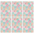 thumbnail image 1 of 2 Pcs Pioneer Flower Floral Print Pattern Kitchen Towels, Funny Microfiber Dish Towel Set, 18" X 26" Tea Towels, 1 of 6