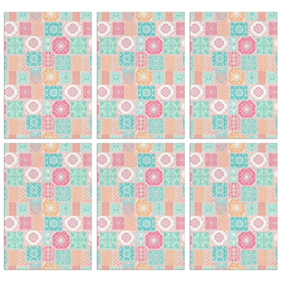2 Pcs Pioneer Flower Floral Print Pattern Kitchen Towels, Funny Microfiber Dish Towel Set, 18" X 26" Tea Towels