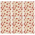 thumbnail image 1 of 2 Pcs Pioneer Flower Floral Print Pattern Kitchen Towels, Funny Microfiber Dish Towel Set, 18" X 26" Tea Towels, 1 of 6