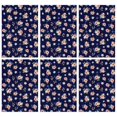 thumbnail image 1 of 2 Pcs Pioneer Flower Floral Print Pattern Kitchen Towels, Funny Microfiber Dish Towel Set, 18" X 26" Tea Towels, 1 of 6