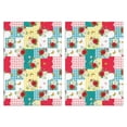 thumbnail image 1 of 2 Pcs Pioneer Flower Floral Print Pattern Kitchen Towels, Funny Microfiber Dish Towel Set, 18" X 26" Tea Towels, 1 of 6