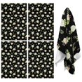 thumbnail image 1 of 2 Pcs Pioneer Flower Floral Print Pattern Kitchen Towels, Funny Microfiber Dish Towel Set, 18" X 26" Tea Towels, 1 of 6