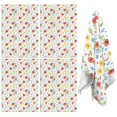 thumbnail image 1 of 2 Pcs Pioneer Flower Floral Print Pattern Kitchen Towels, Funny Microfiber Dish Towel Set, 18" X 26" Tea Towels, 1 of 6