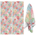 thumbnail image 1 of 2 Pcs Pioneer Flower Floral Print Pattern Kitchen Towels, Funny Microfiber Dish Towel Set, 18" X 26" Tea Towels, 1 of 6