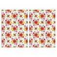 thumbnail image 1 of 2 Pcs Pioneer Flower Floral Print Pattern Kitchen Towels, Funny Microfiber Dish Towel Set, 18" X 26" Tea Towels, 1 of 6