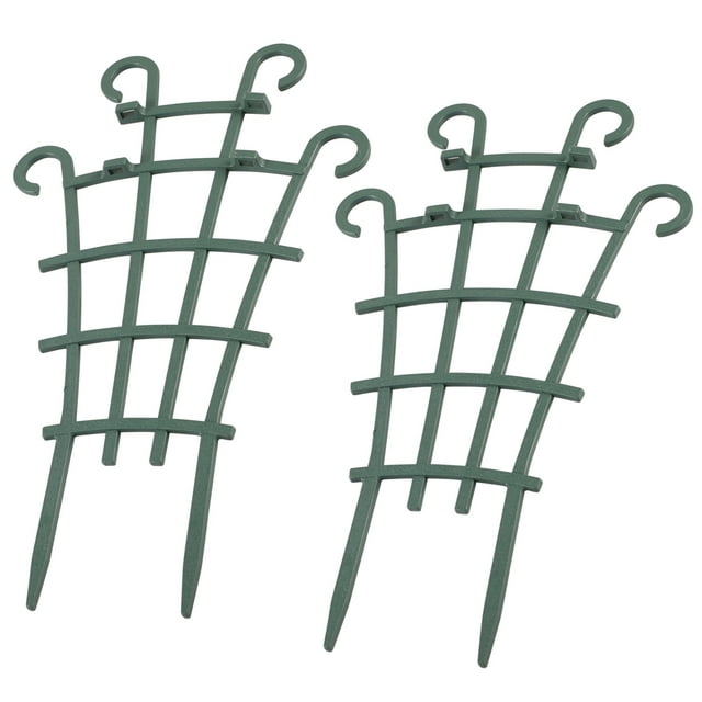 2 Pcs Plant Climbing Trellis Diy Garden Plastic Mini Superimposed Potted Plant Support Garden 1456