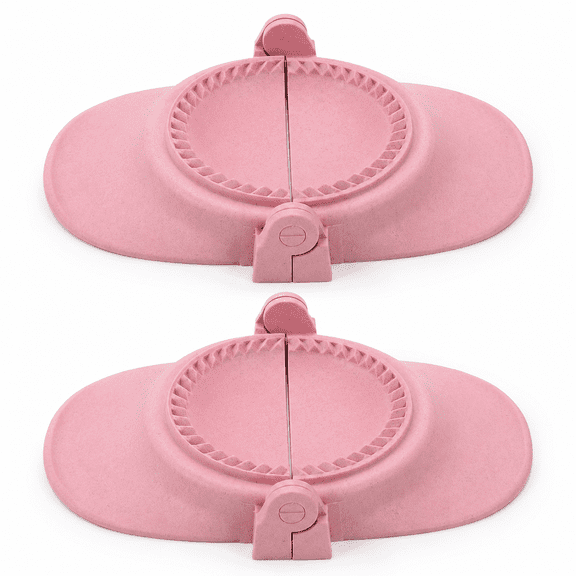 2 Pcs Plastic Dumpling Press Mold for Ravioli Empanadas Calzone Homemade Pastry Making