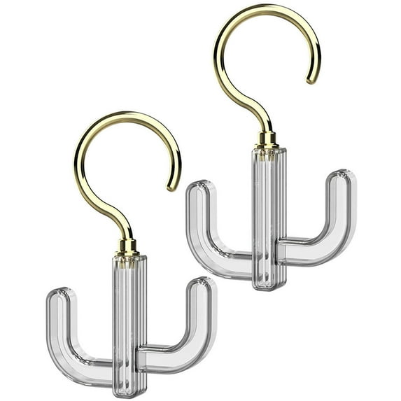 2 Pcs Plastic Hangers Multi-functional Shoe Rack Hats Hook Light Luxury