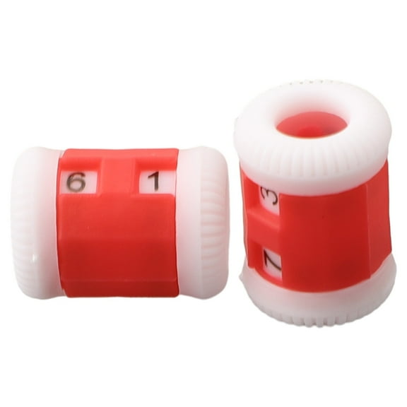 2 Pcs Plastic Knitting Needle Row Counter Round Crochet Weaving Stitch Marker Tools For Arts Crafts Sewing DIY Sewing Craft