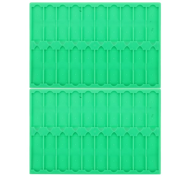 FONDOTIN Compact Microscope Slide Storage Rack, Reusable Laboratory Slide Holder, 2 Pieces, and Portable