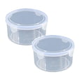 thumbnail image 1 of 2 Pcs Plastic Round Bowls with Lid, Airtight Food Storage Container Small Meal Prep Containers, Bento Box Round Food Container for Lunch Meal Soup To Go, 1 of 4
