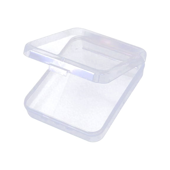 2 Pcs Plastic Storage Box Chalk Holders Storage Case Chalk Holders Storage Organizers Clear Storage Containers