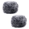 thumbnail image 1 of 2 Pcs Plush Microphone Cover Anti-splash Covers for Accessory Windscreen Noise Reduction, 1 of 6