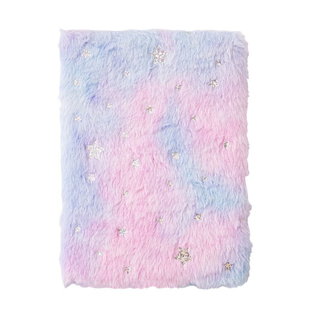 2 Pieces Journal Notebook Travel Notepad Plush Notebook A 4 Stationery Notebook