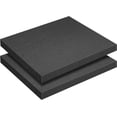 thumbnail image 1 of Ebaokuup 2 Pcs 16" x 12" x 1.5" Black Polyurethane Foam Sheets for Cases & Crafts, 1 of 7