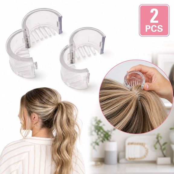 2 Pcs Ponytail Volume Clip Set Small and Large PP Boost Tool
