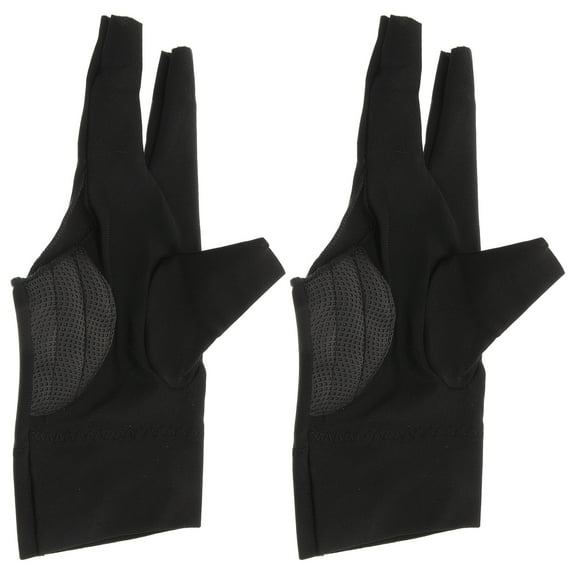 2 Pcs Pool Gloves Table Game Supplies Billiard for Men Left Hand Billiards Mittens Breathable Man Women