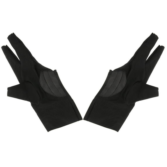 2 Pcs Pool Gloves for Men Protective Cue Billiard Left Hand Table Game Supplies Billiards Wear-resistant Sports Man