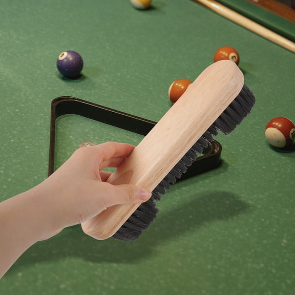 2 Pcs Pool Table Brushes Billiards Cleaning Brush Set for Billiard Table Sweeper and Accessories