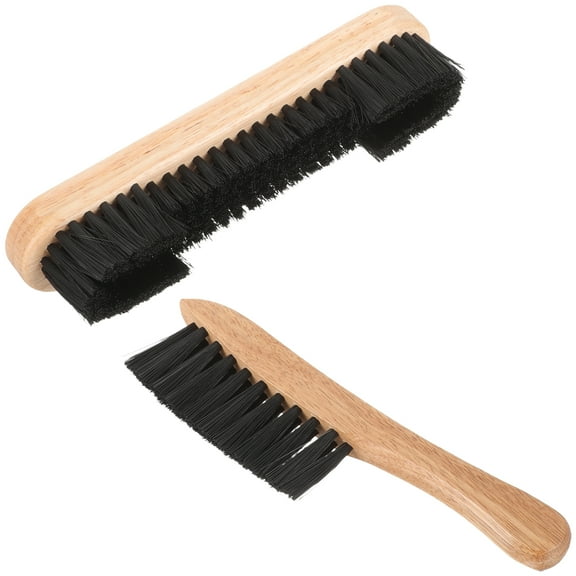 2 Pcs Pool Table Brushes Billiards Cleaning Brush Set for Billiard Table Sweeper and Accessories