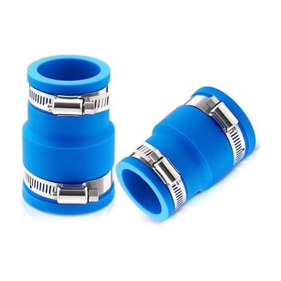 2 Pcs Pool Vacuum Hose Adapters Easy Fit Leak-Proof For Clean Water Connector