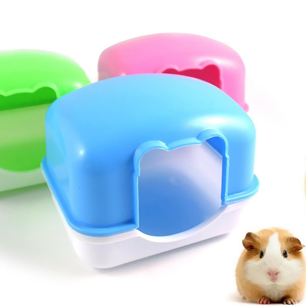 2 Pcs Portable Hamster House, Mouse Cage, Small Animals Carry Cage for