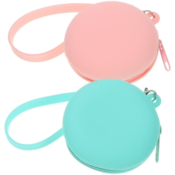 2-Pack Portable Headphone Cases with Cable Storage, Earbud Holders, and Note Pads for Travel and Kids