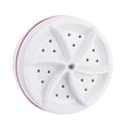 thumbnail image 1 of 2 Pcs Portable Ultrasonic Washing Machine USB Powered Mini Turbo Spinner Automatic Laundry Washer for Travel Camping Underwear Socks, 1 of 9
