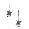 thumbnail image 1 of 2 Pcs Possum Car Charm, Handmade Knitted Possum Car Charm, Piece Rearview Mirror Accessory Swinging Ornament Hanging Pendant Accessories for Cool Dashboard Decorations, 1 of 8
