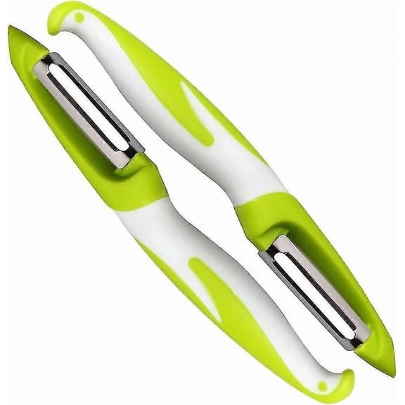 2 Pcs Potato Peelers, 7.2inch Stainless Steel Vegetable Fruit Peeler With